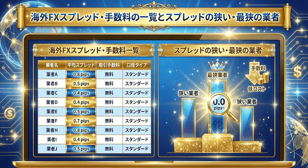 海外fx スプレッド