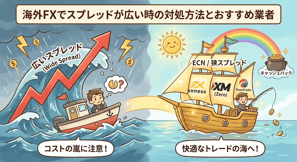 海外fx スプレッド 広い